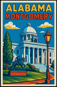 Alabama Montgomery Poster
