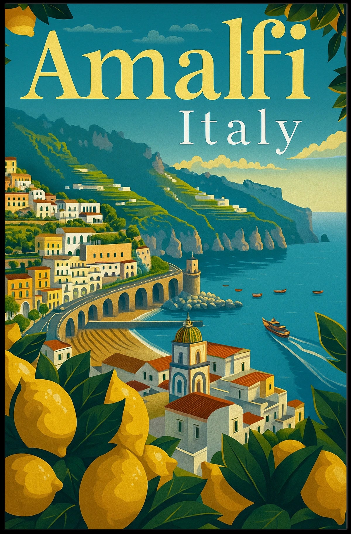 Amalfi, Italy Poster