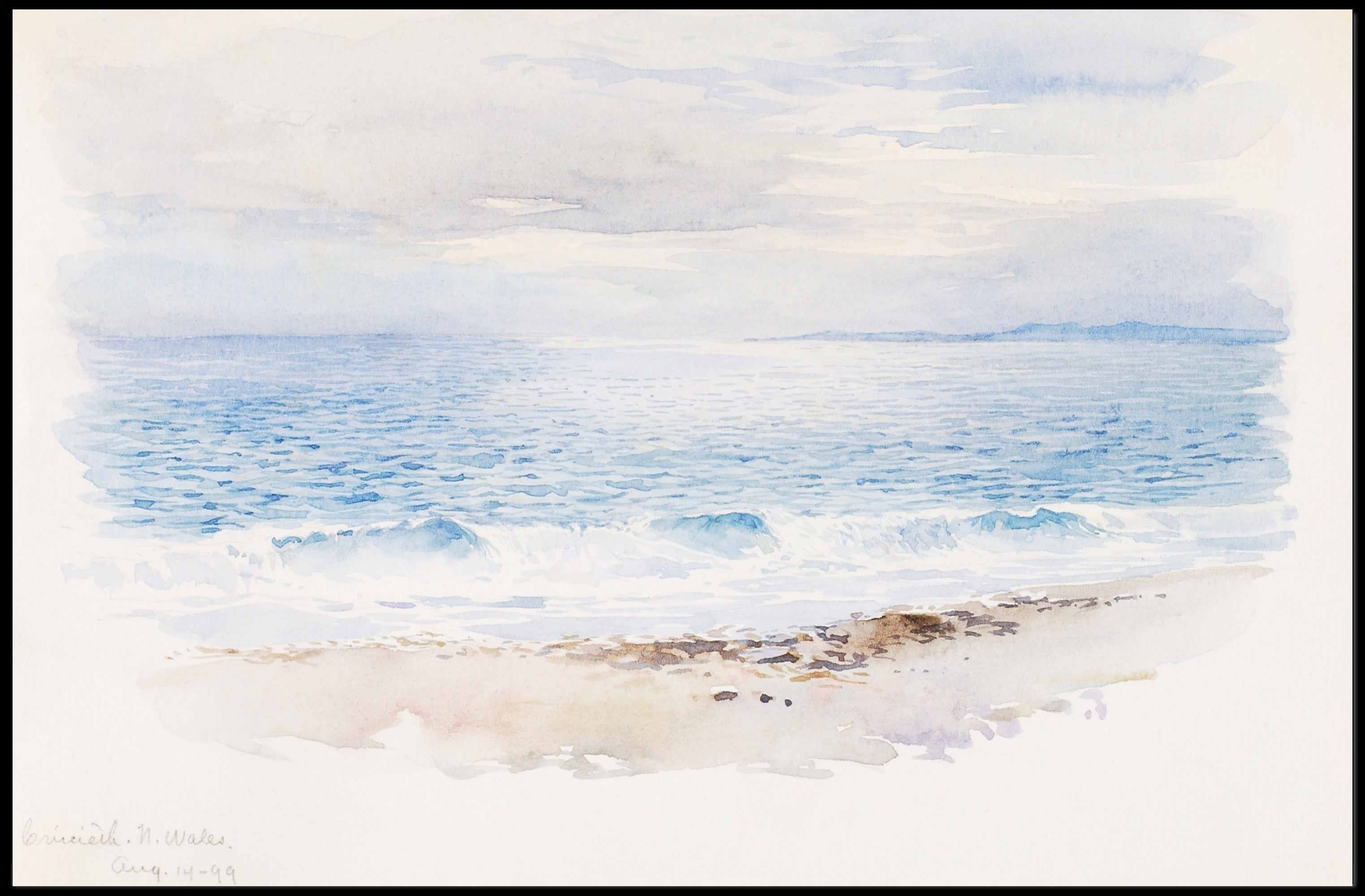 Coastal Serenity in Wales Poster