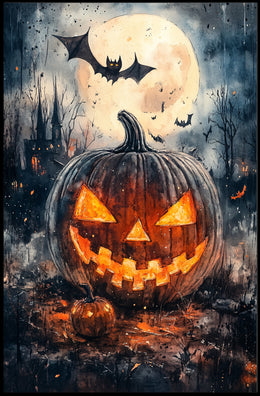 Haunted Halloween Night Poster