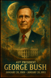George Bush 41st President Poster