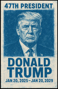 Trump Leadership Legacy Patriotic Portrait Poster