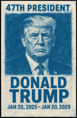 Trump Leadership Legacy Patriotic Portrait Poster