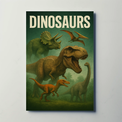 Dinosaurs Movie Poster 2 Vintage Poster