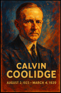 Calvin Coolidge Presidential Term Poster