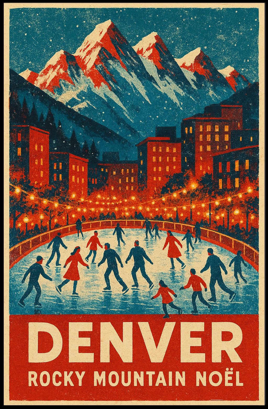 Denver Winter Wonderland Poster