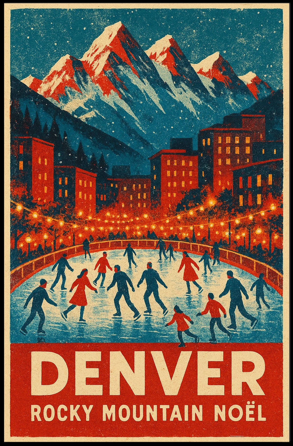 Denver Winter Wonderland Poster