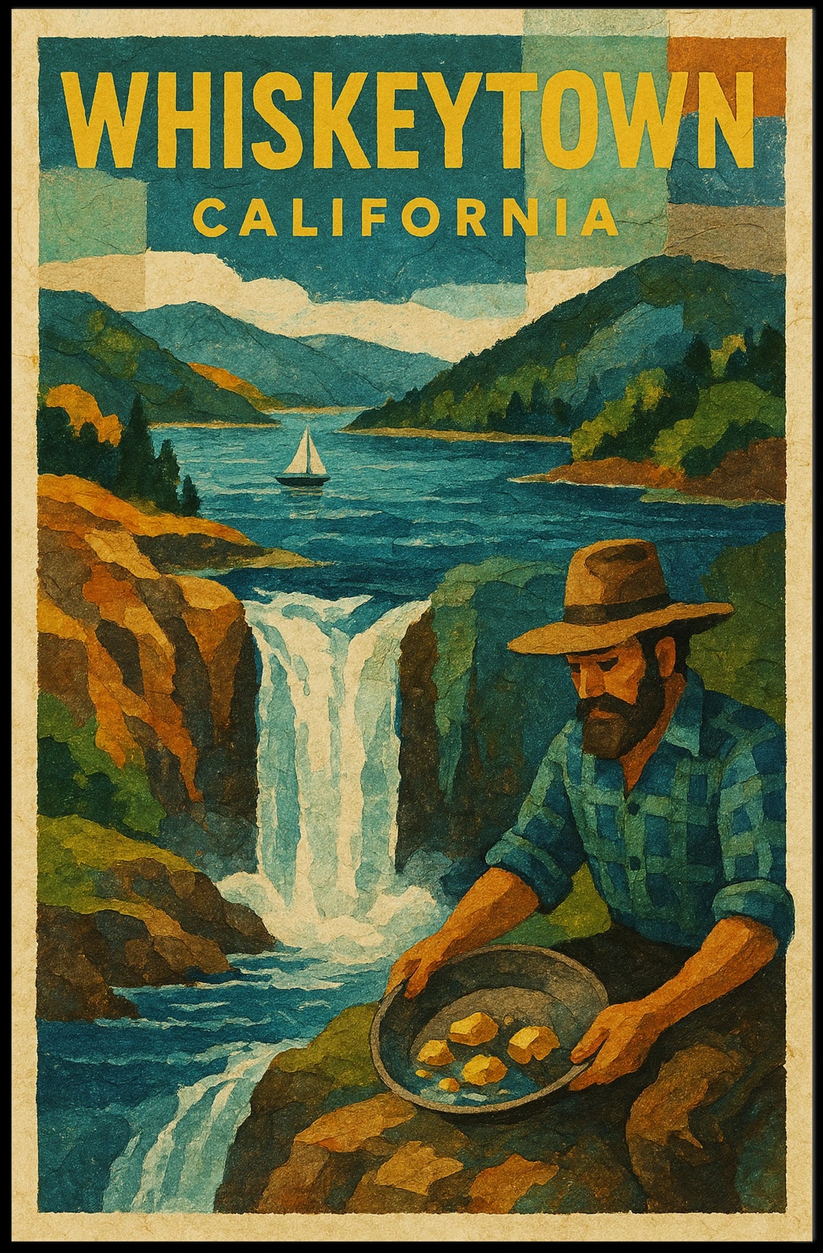 Whiskeytown, California Poster