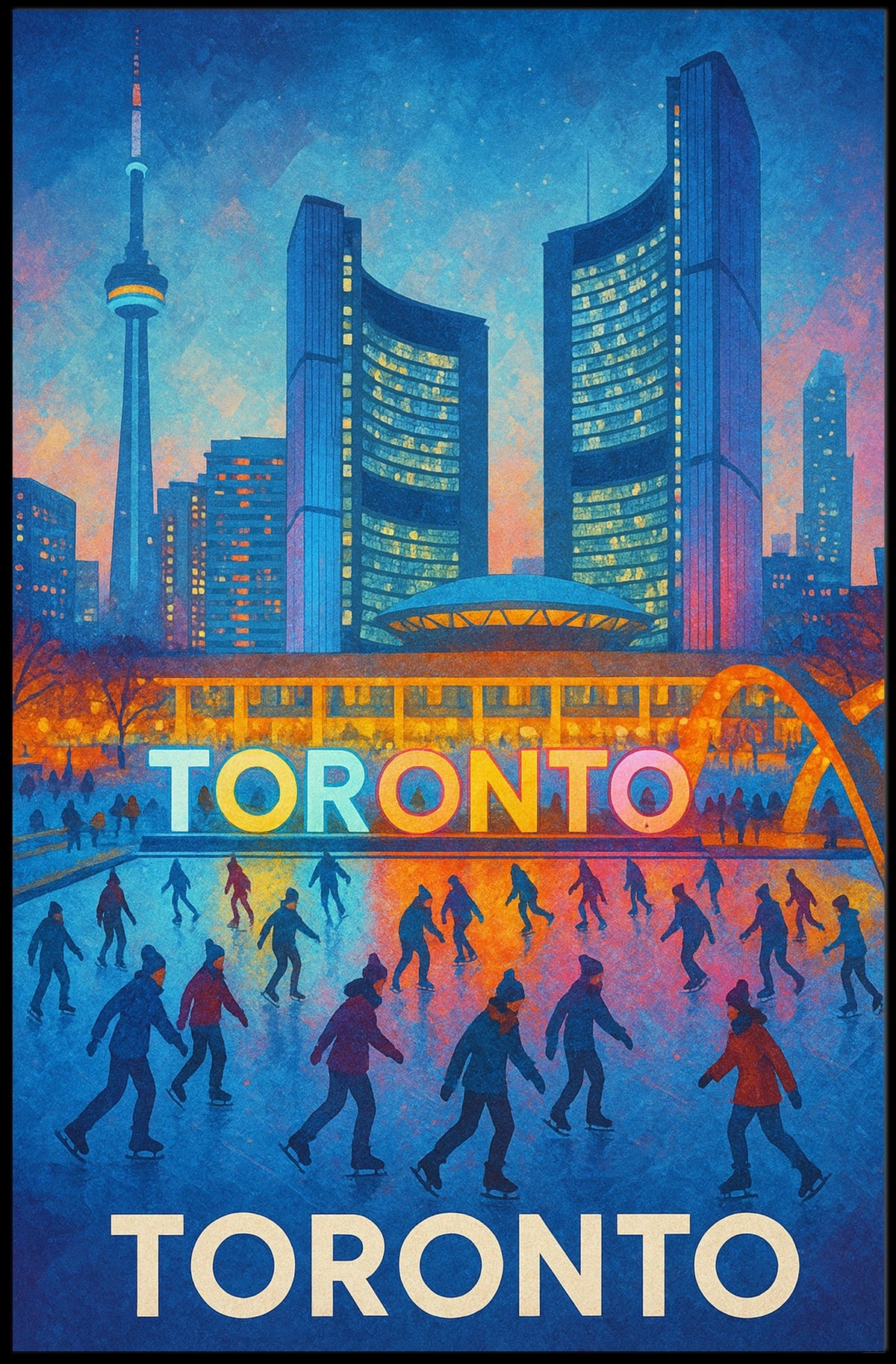 Toronto Winter Wonderland Poster