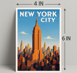 New York City Skyline Poster PosterGoat