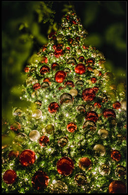 Festive Christmas Tree Poster