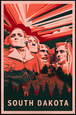 South Dakota Monumental Tribute Poster