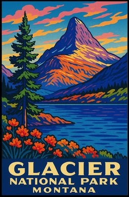 Glacier National Park Montana Poster