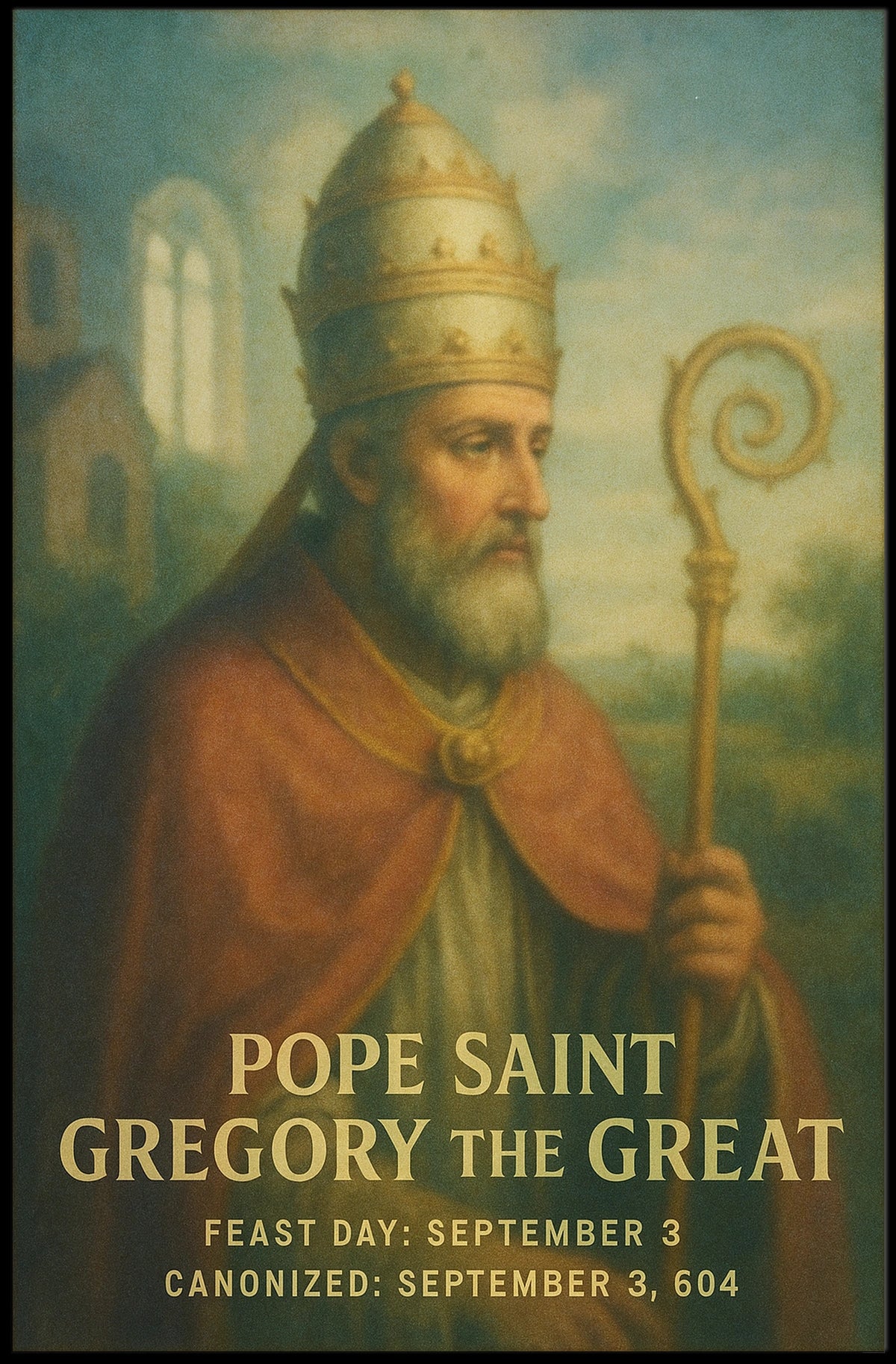 Pope Saint Gregory The Great Poster