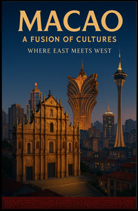 Macao A Fusion of Cultures Poster