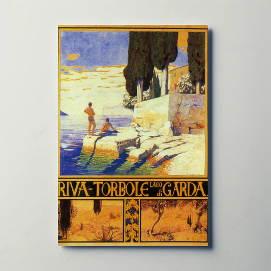 Riva-Torbole, Lago di Garda Vintage Poster