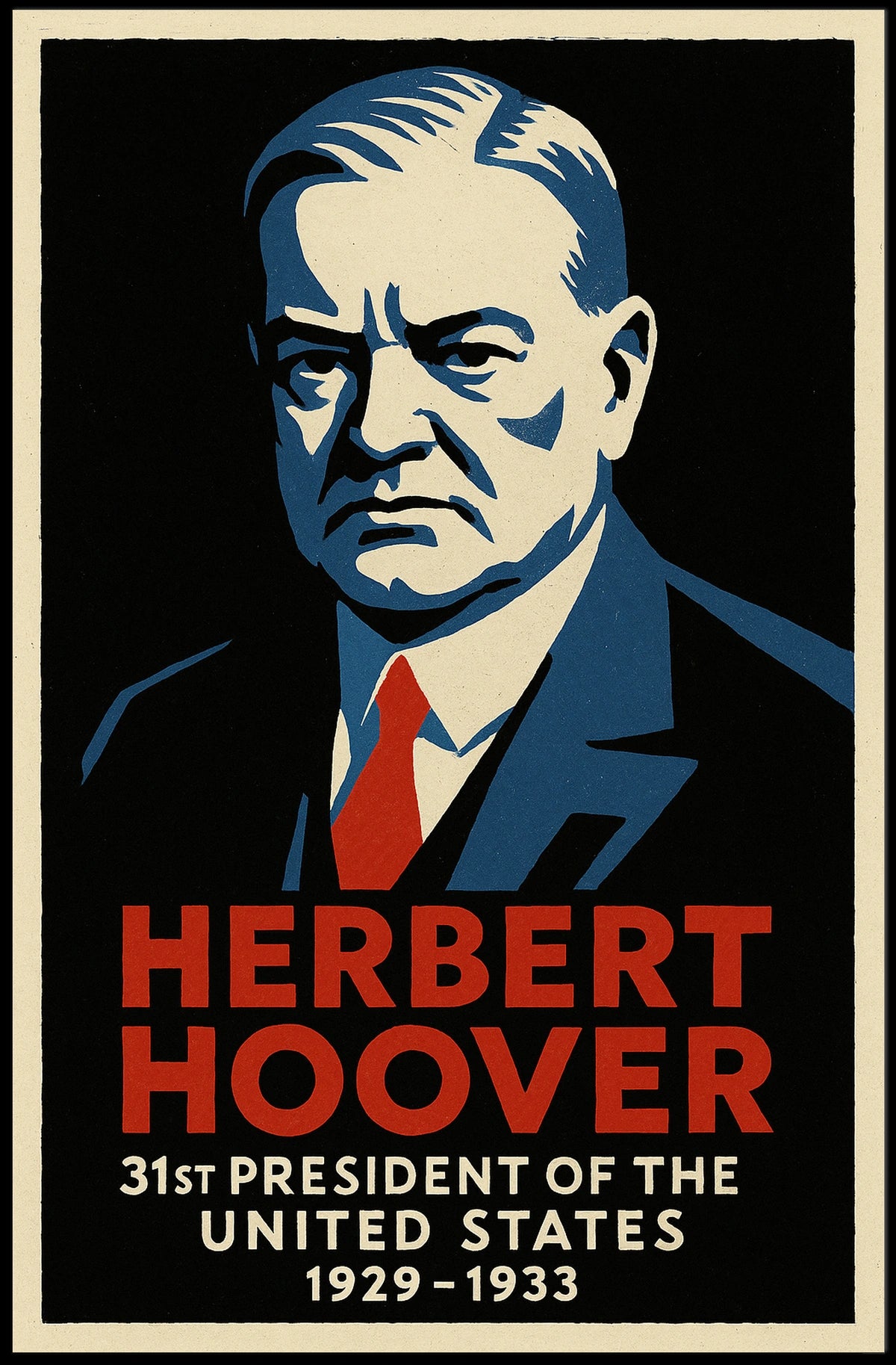 Herbert Hoover 31st President Poster