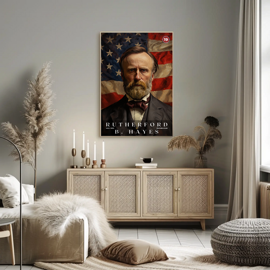 Rutherford B. Hayes 19th President Of The United States Portrait