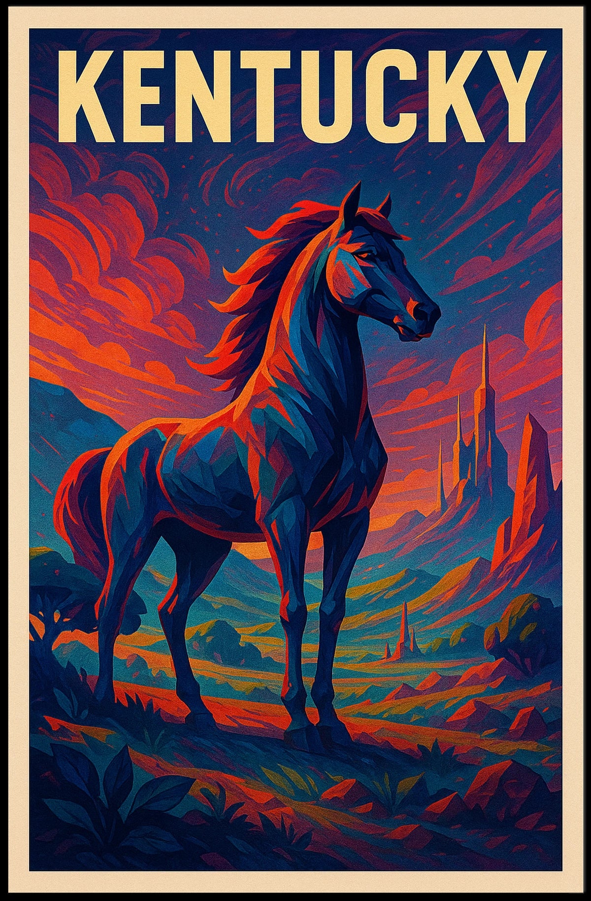 Majestic Kentucky Poster