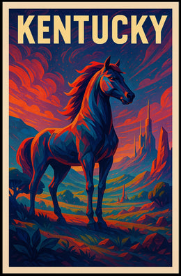 Majestic Kentucky Poster