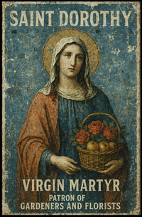 Saint Dorothy Patron Of Gardeners And Poster