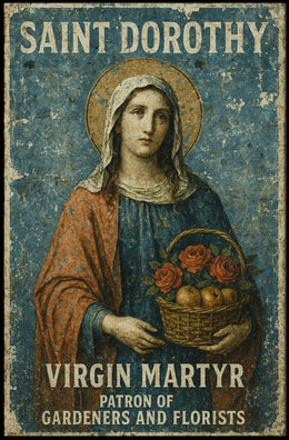 Saint Dorothy Patron Of Gardeners And Poster
