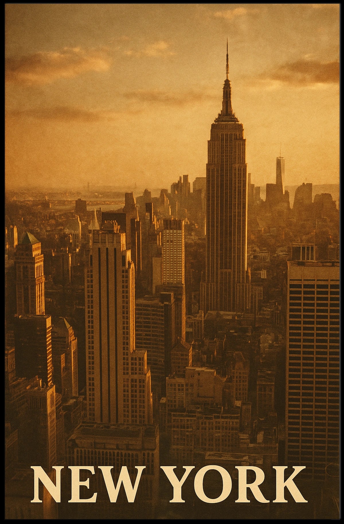 New York Skyline Poster