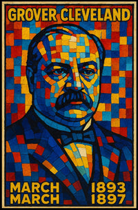 Grover Cleveland Presidential Tenure Poster