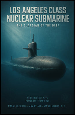 Los Angeles  Nuclear Submarine Poster PosterGoat