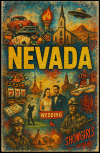 Nevada A Vibrant Tapestry Poster