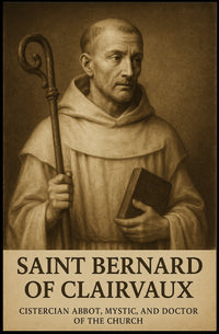 Saint Bernard Of Clairvaux Poster
