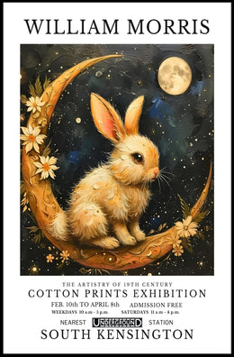 William Morris Exhibition Fantasy or Mythology Poster