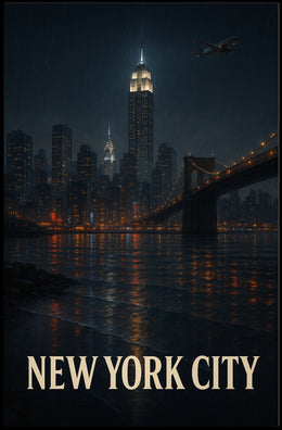 New York City Skyline Poster