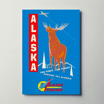 Alaska Airlines Travel Poster