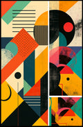 Geometric Abstraction Abstract Poster