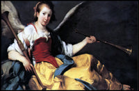 Renaissance Angel with Trumpets Fantasy or Mythology Poster
