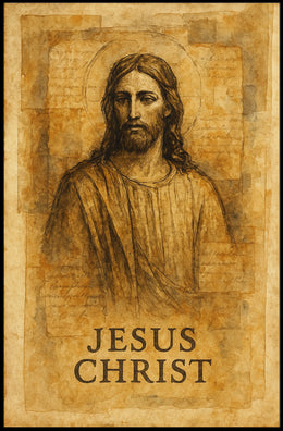 Jesus Christ Artistic Portrait Poster