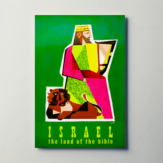 Israel – The Land of the Bible (1955) Vintage Travel Poster