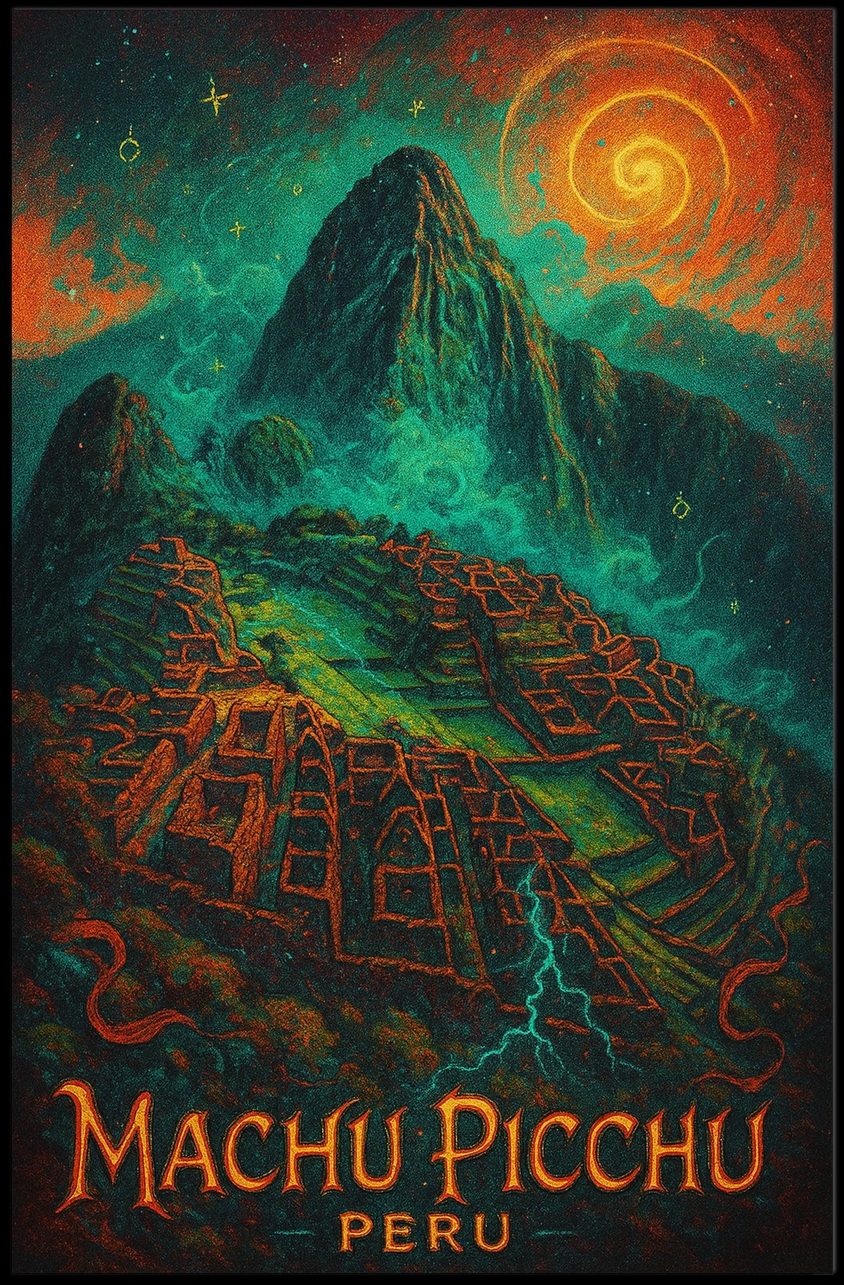 Machu Picchu Peru Poster