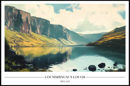 Coumshingaun Lough Scenic Beauty Travel Poster