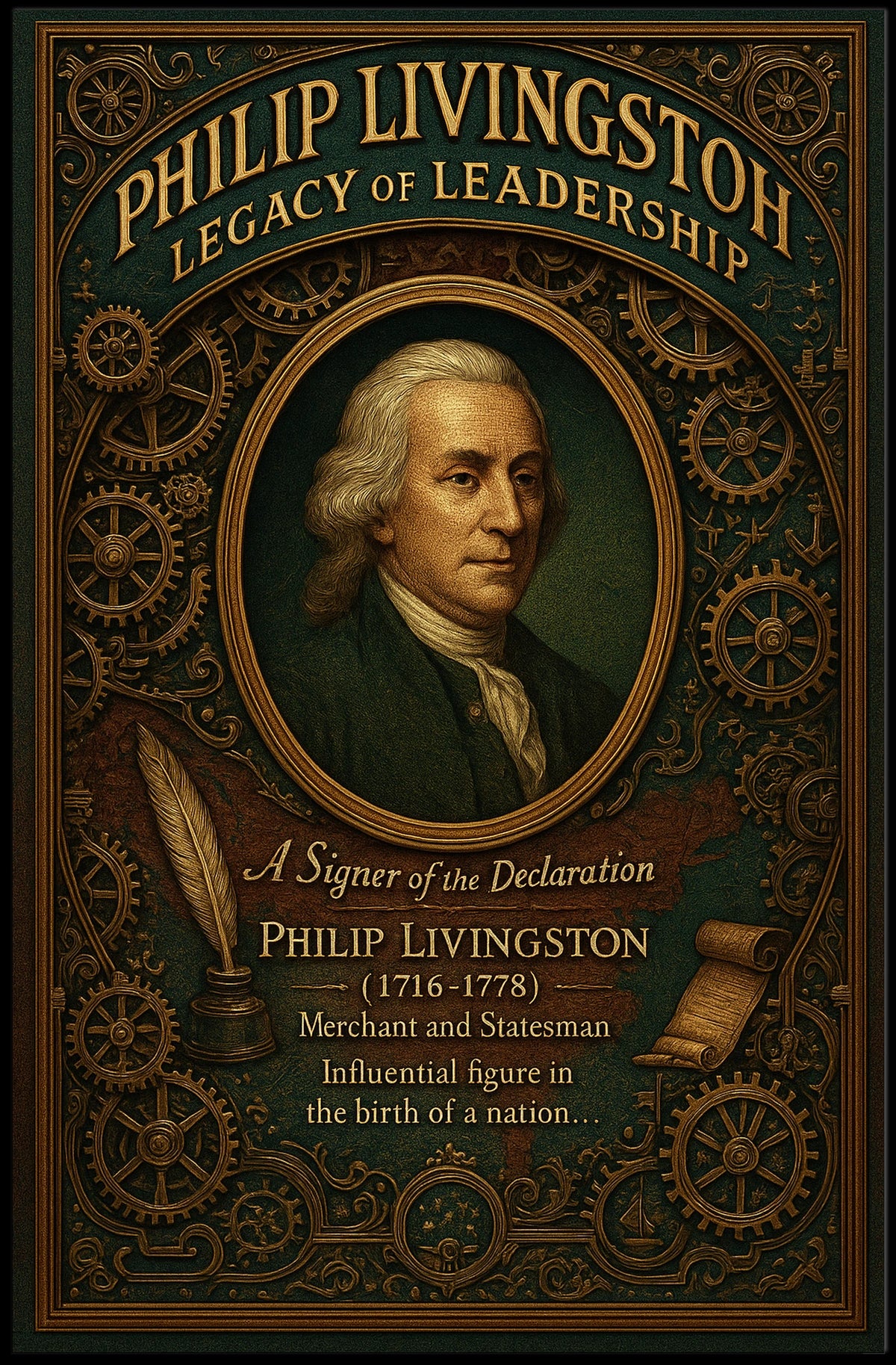 Philip Livingston Legacy of Leadership Poster