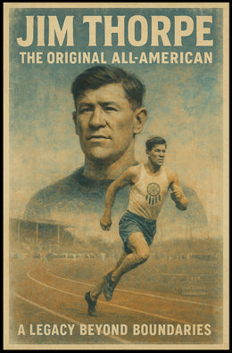 Jim Thorpe Legendary Athlete Poster
