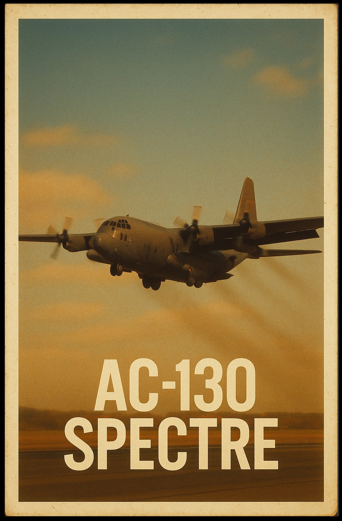 Ac-130 Spectre Poster
