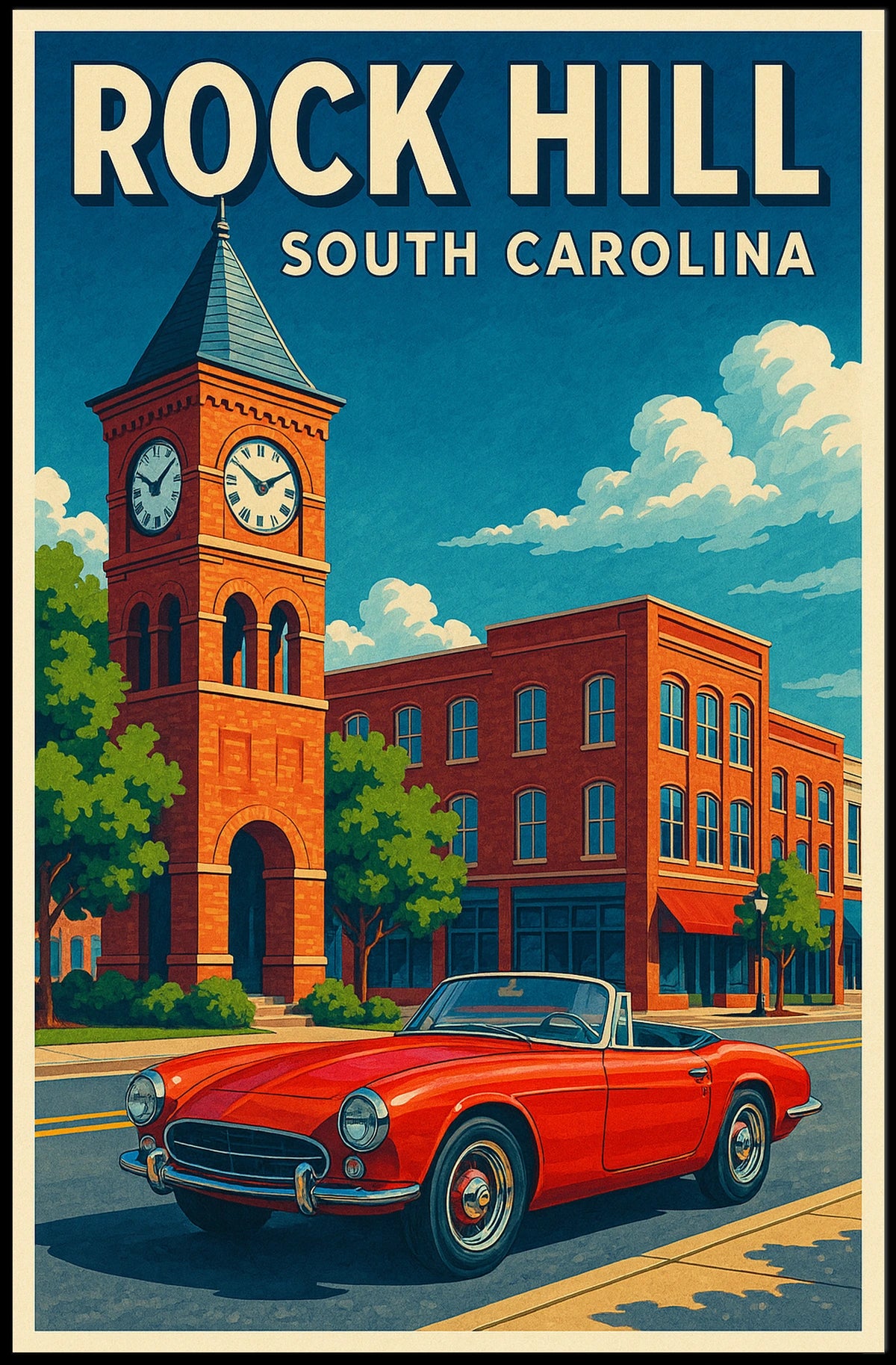Rock Hill, South Carolina Poster