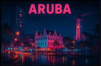 Aruba Nightscape Poster