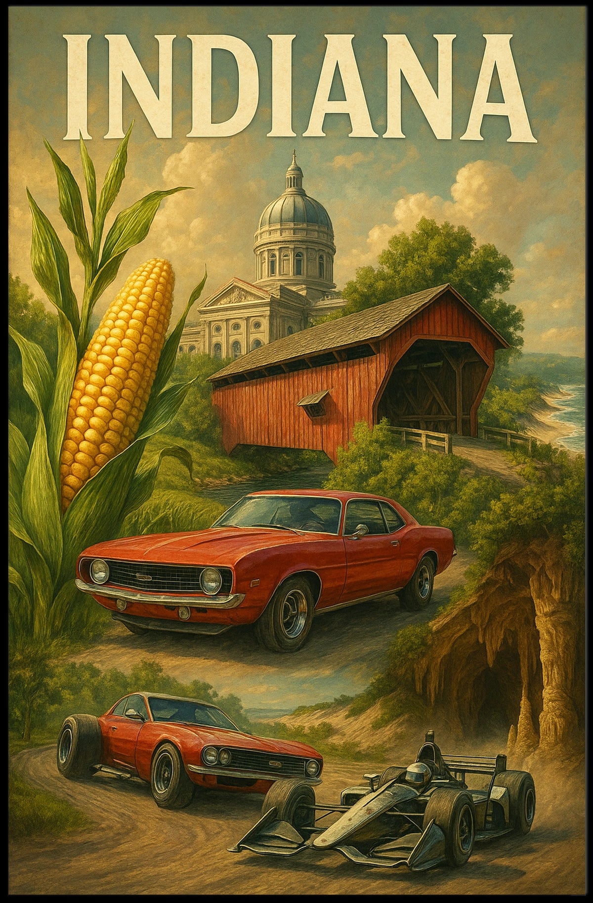 Indiana Heritage Poster