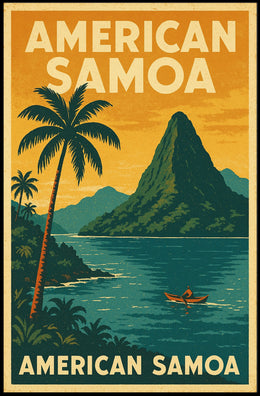 American Samoa Travel Poster