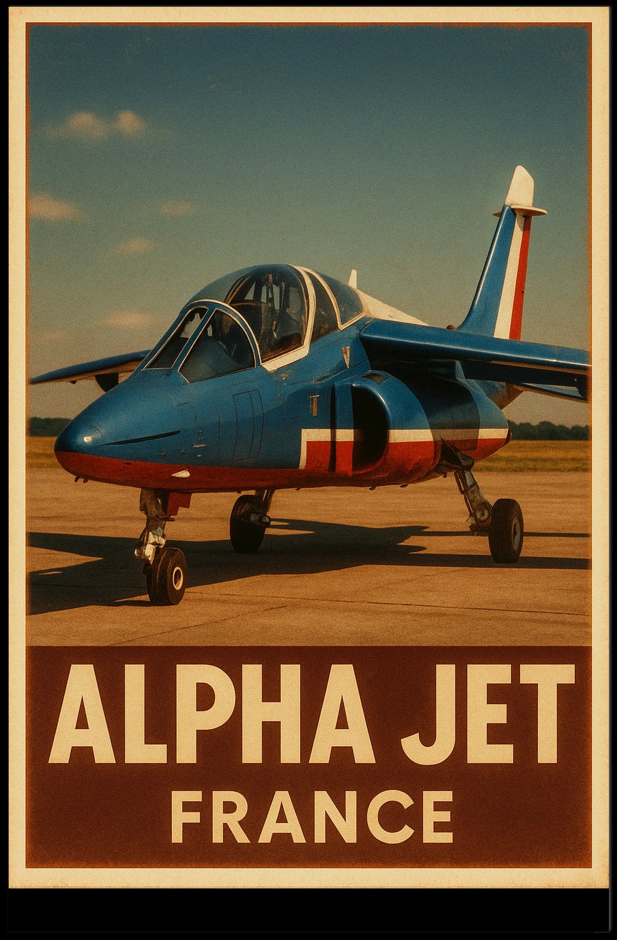 Alpha Jet France Poster