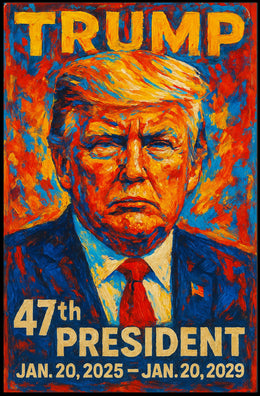 Donald Trump The Colorful Commander Poster