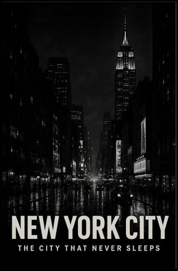 New York City The City That Never Sleeps Poster